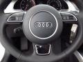 2014 Audi A5 Velvet Beige Interior Steering Wheel Photo