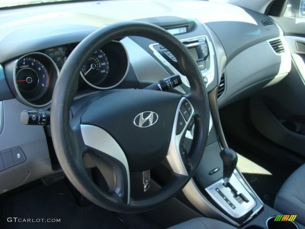 2012 Elantra GLS - Silver / Gray photo #9