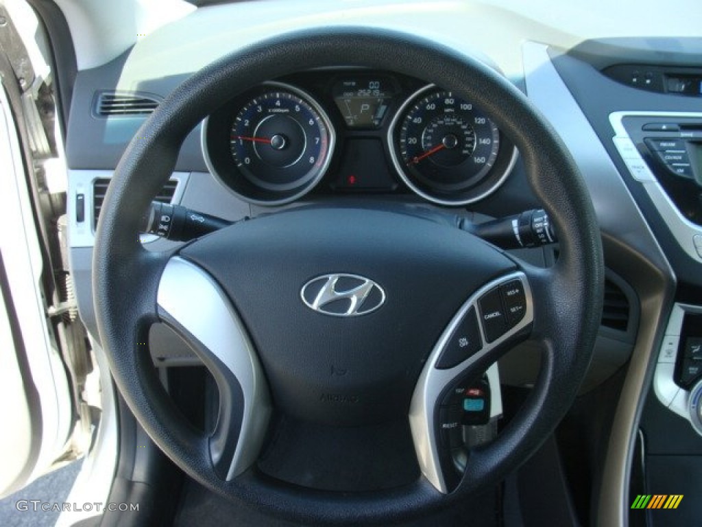 2012 Elantra GLS - Silver / Gray photo #13