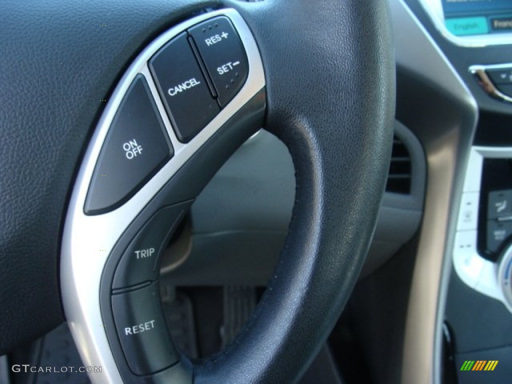 2012 Elantra Limited - Harbor Gray Metallic / Gray photo #16