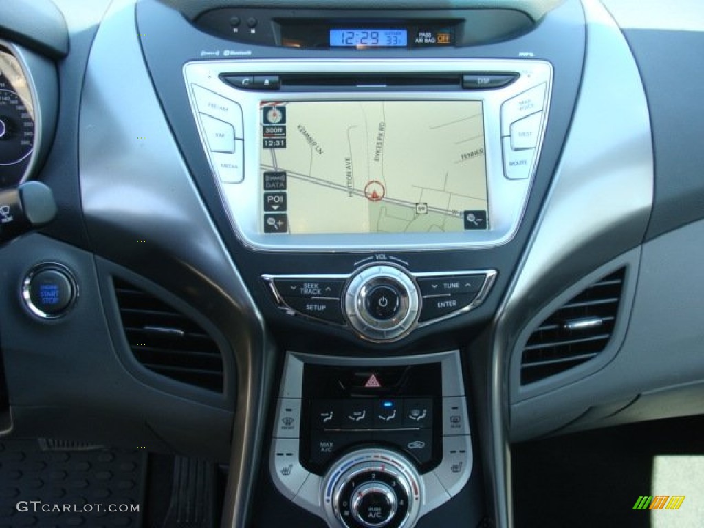 2012 Elantra Limited - Harbor Gray Metallic / Gray photo #18