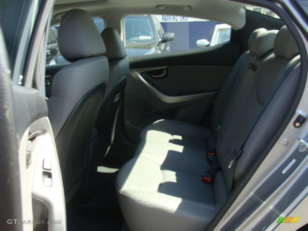 2012 Elantra Limited - Harbor Gray Metallic / Gray photo #21