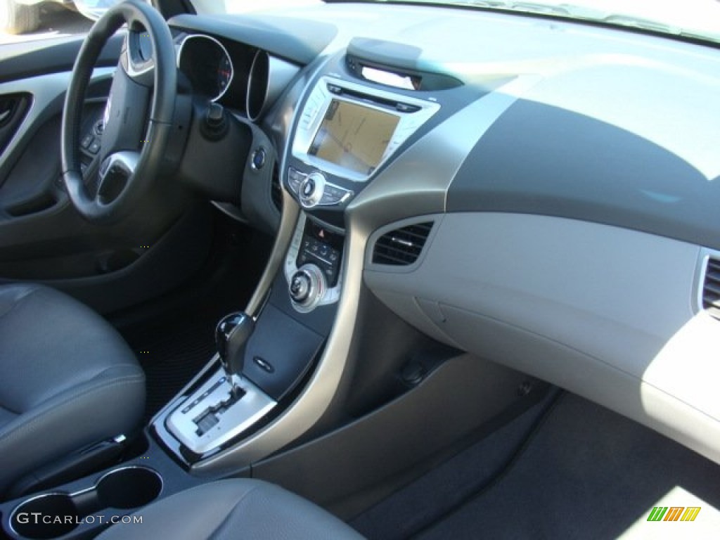 2012 Elantra Limited - Harbor Gray Metallic / Gray photo #26