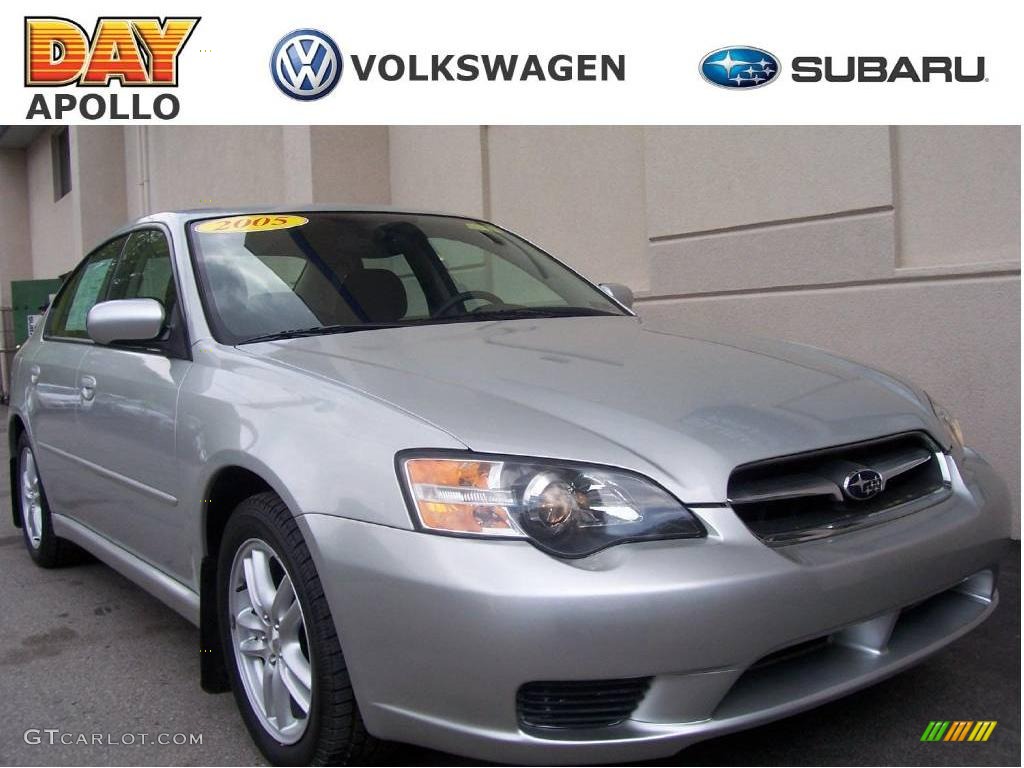 Brilliant Silver Metallic Subaru Legacy