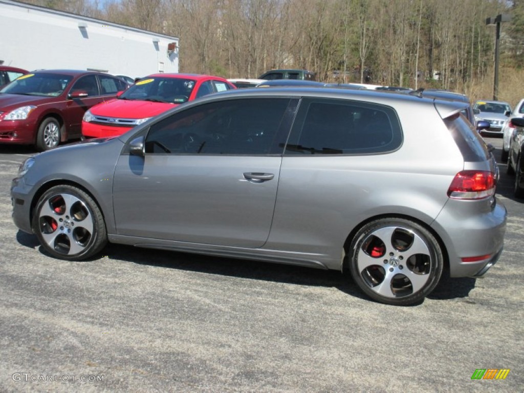 2010 GTI 2 Door - United Gray Metallic / Titan Black Leather photo #7