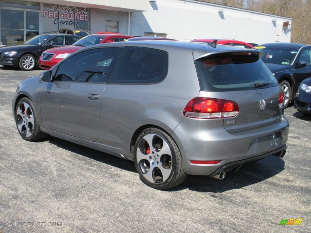 2010 GTI 2 Door - United Gray Metallic / Titan Black Leather photo #8