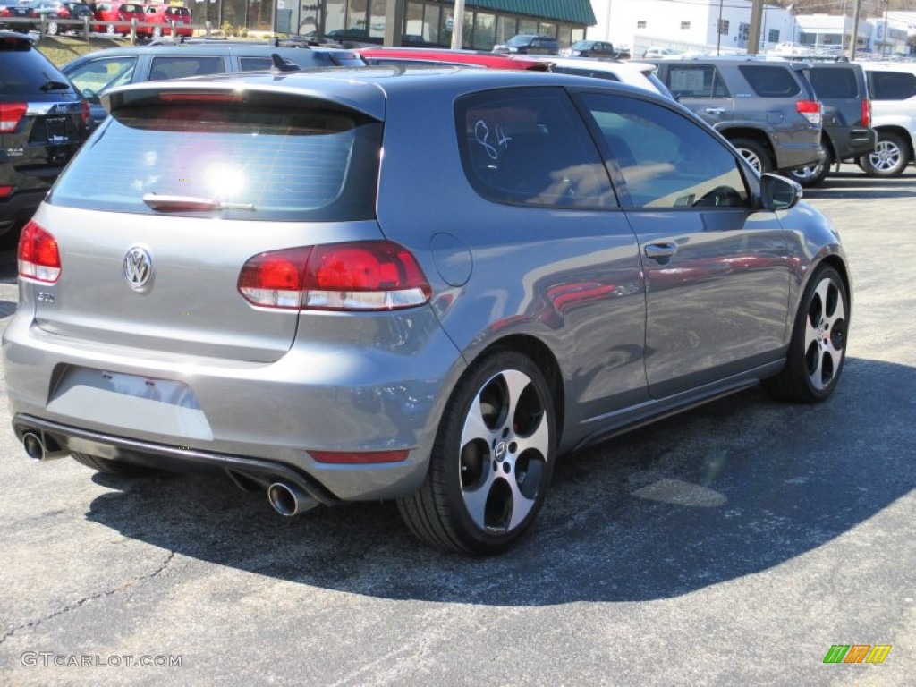2010 GTI 2 Door - United Gray Metallic / Titan Black Leather photo #10
