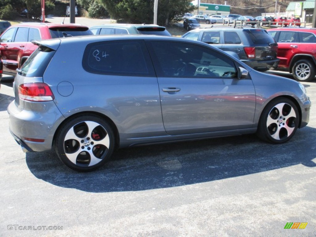 2010 GTI 2 Door - United Gray Metallic / Titan Black Leather photo #11
