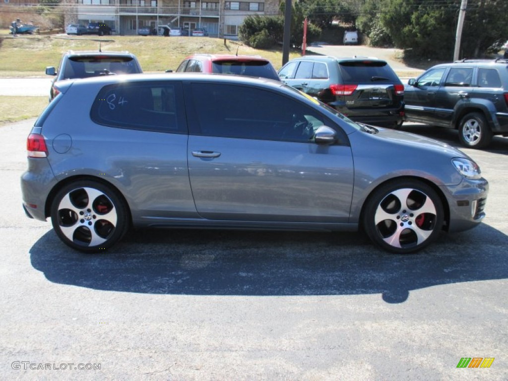 2010 GTI 2 Door - United Gray Metallic / Titan Black Leather photo #12