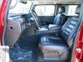 Ebony Black 2005 Hummer H2 SUV Interior