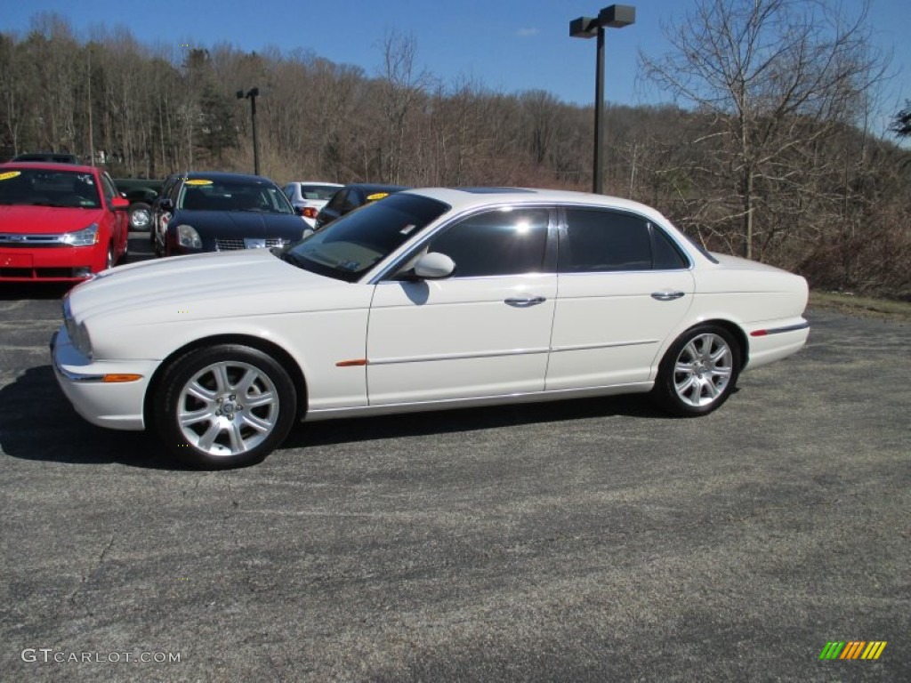 White Onyx 2004 Jaguar XJ XJ8 Exterior Photo #91799726