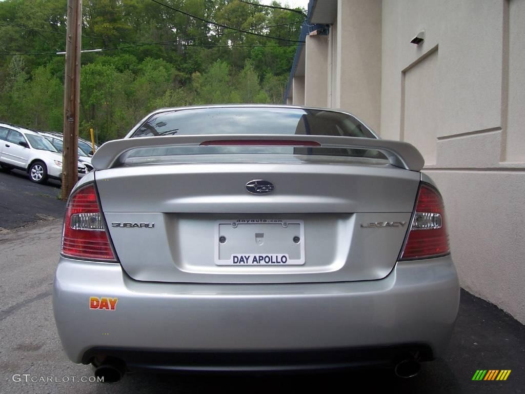 2005 Legacy 2.5i Sedan - Brilliant Silver Metallic / Charcoal Black photo #8