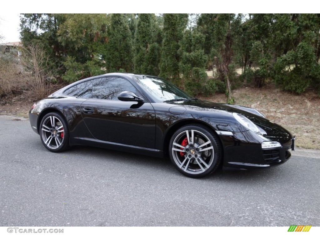 2012 911 Black Edition Coupe - Black / Black photo #8