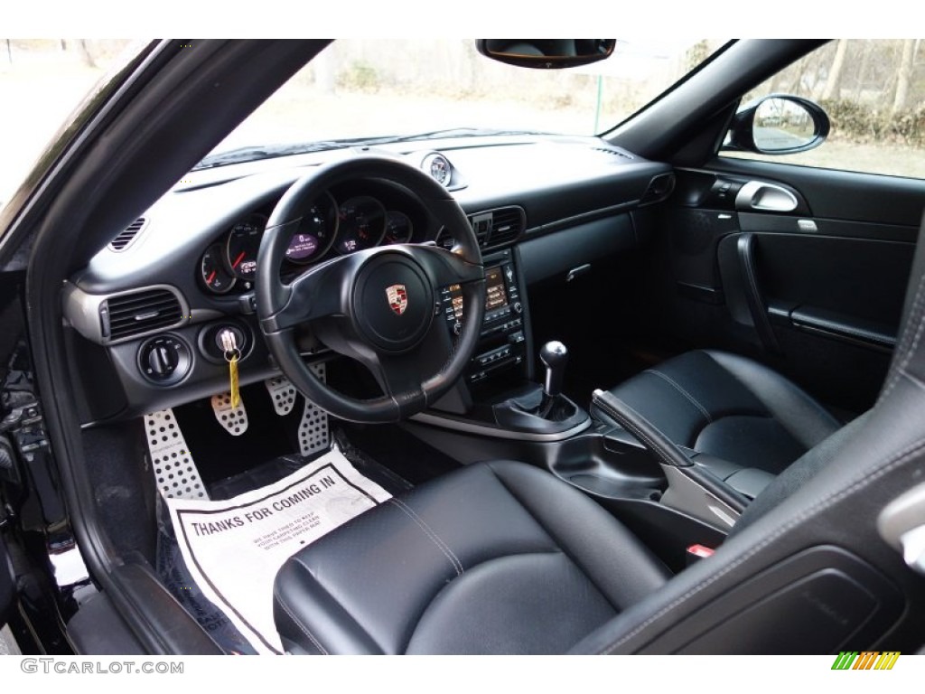 Black Interior 2012 Porsche 911 Black Edition Coupe Photo #91799954