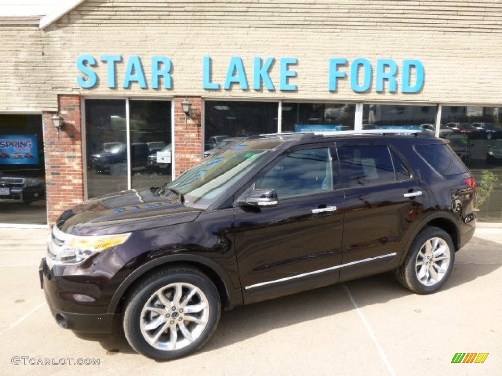 2014 Explorer XLT 4WD - Kodiak Brown / Charcoal Black photo #1