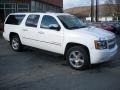 2009 Summit White Chevrolet Suburban LTZ 4x4  photo #3