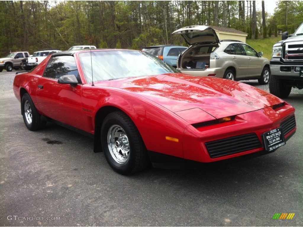 1983 Firebird Trans Am Coupe - Bright Red / Charcoal photo #3