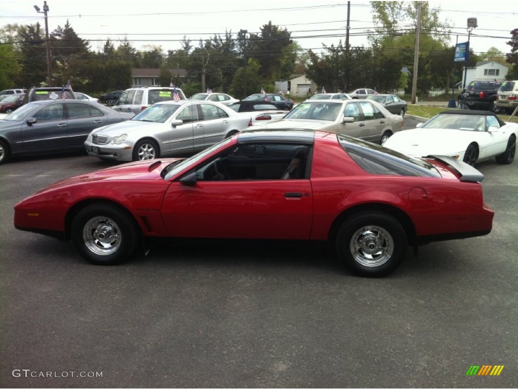 1983 Firebird Trans Am Coupe - Bright Red / Charcoal photo #6