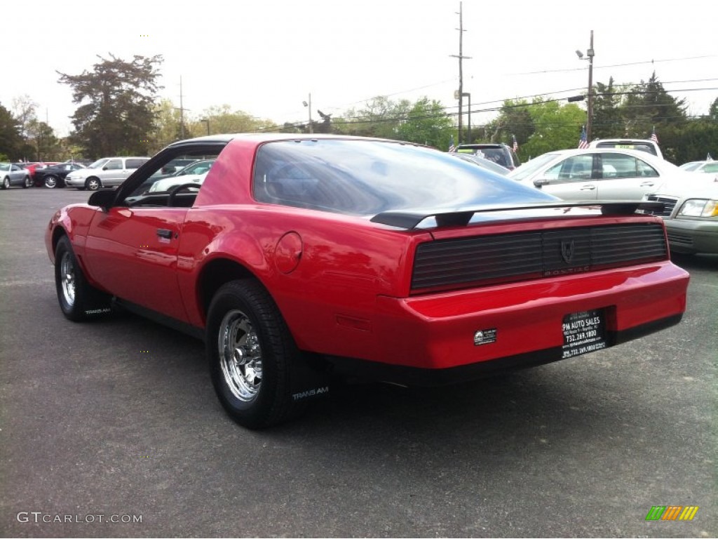 1983 Firebird Trans Am Coupe - Bright Red / Charcoal photo #14