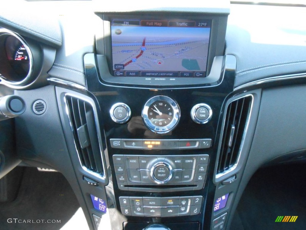 2014 CTS -V Coupe - Black Diamond Tricoat / Ebony/Ebony photo #10