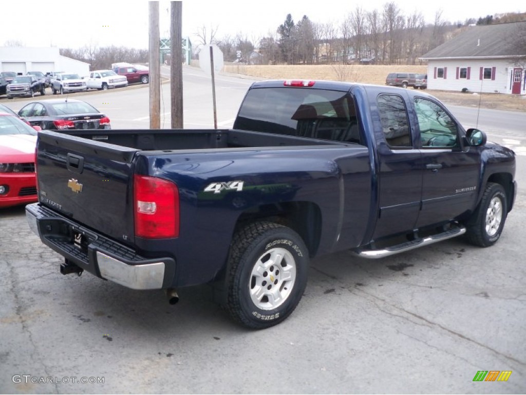 2009 Silverado 1500 LT Extended Cab 4x4 - Imperial Blue Metallic / Ebony photo #3