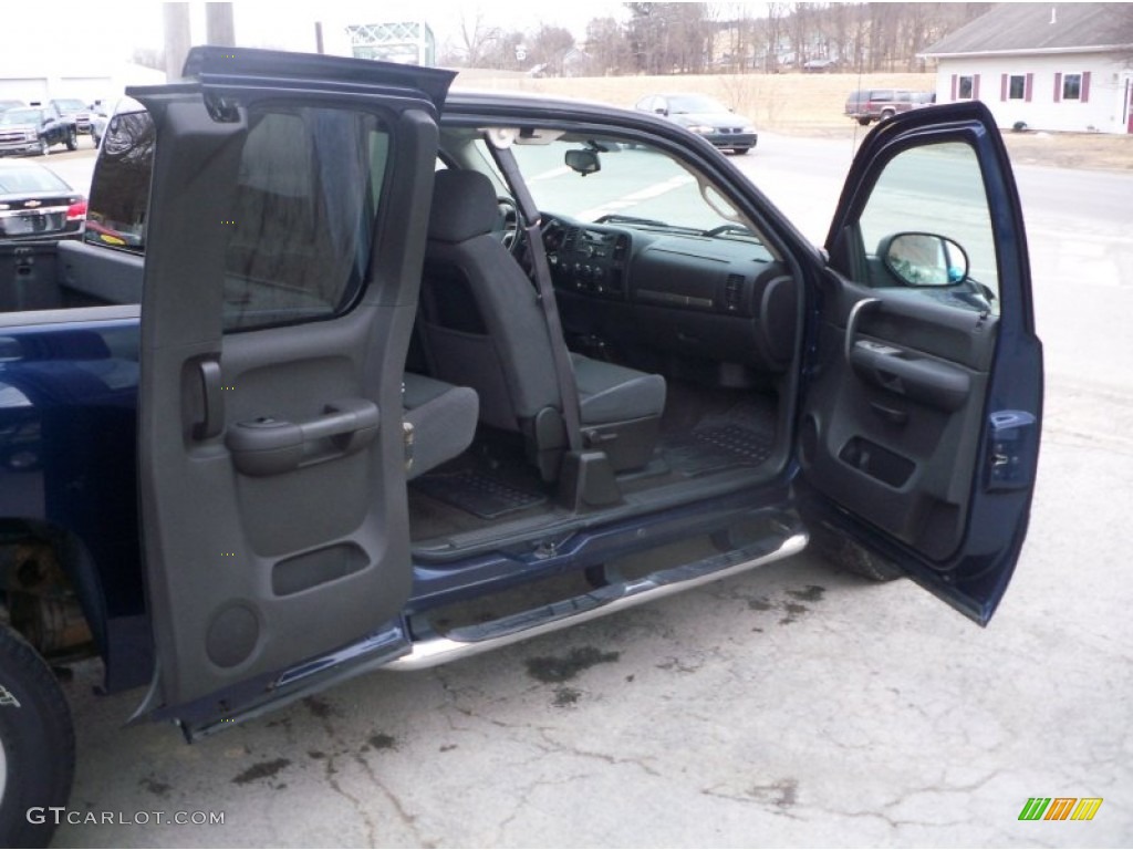 2009 Silverado 1500 LT Extended Cab 4x4 - Imperial Blue Metallic / Ebony photo #17
