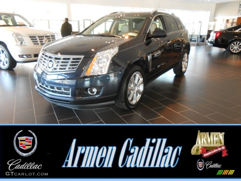 Sapphire Blue Metallic Cadillac SRX