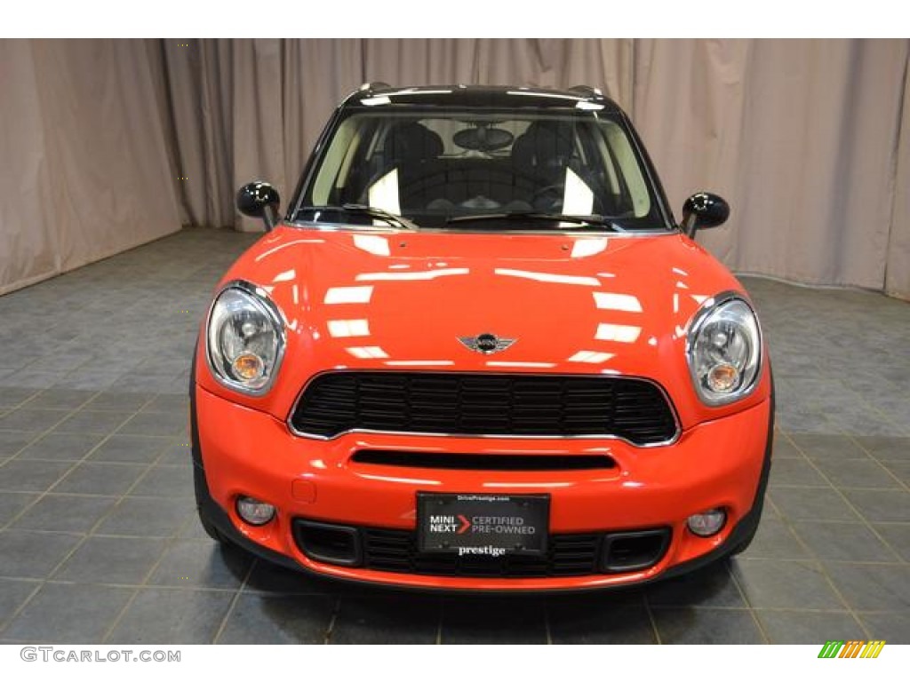 2011 Cooper S Countryman All4 AWD - Pure Red / Carbon Black photo #3