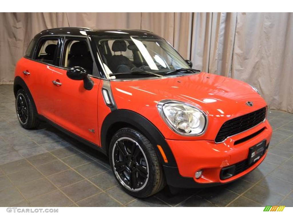 2011 Cooper S Countryman All4 AWD - Pure Red / Carbon Black photo #4