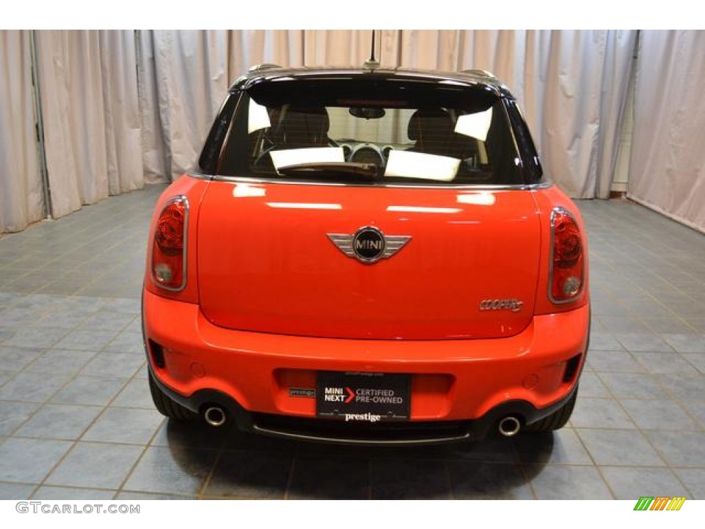 2011 Cooper S Countryman All4 AWD - Pure Red / Carbon Black photo #22