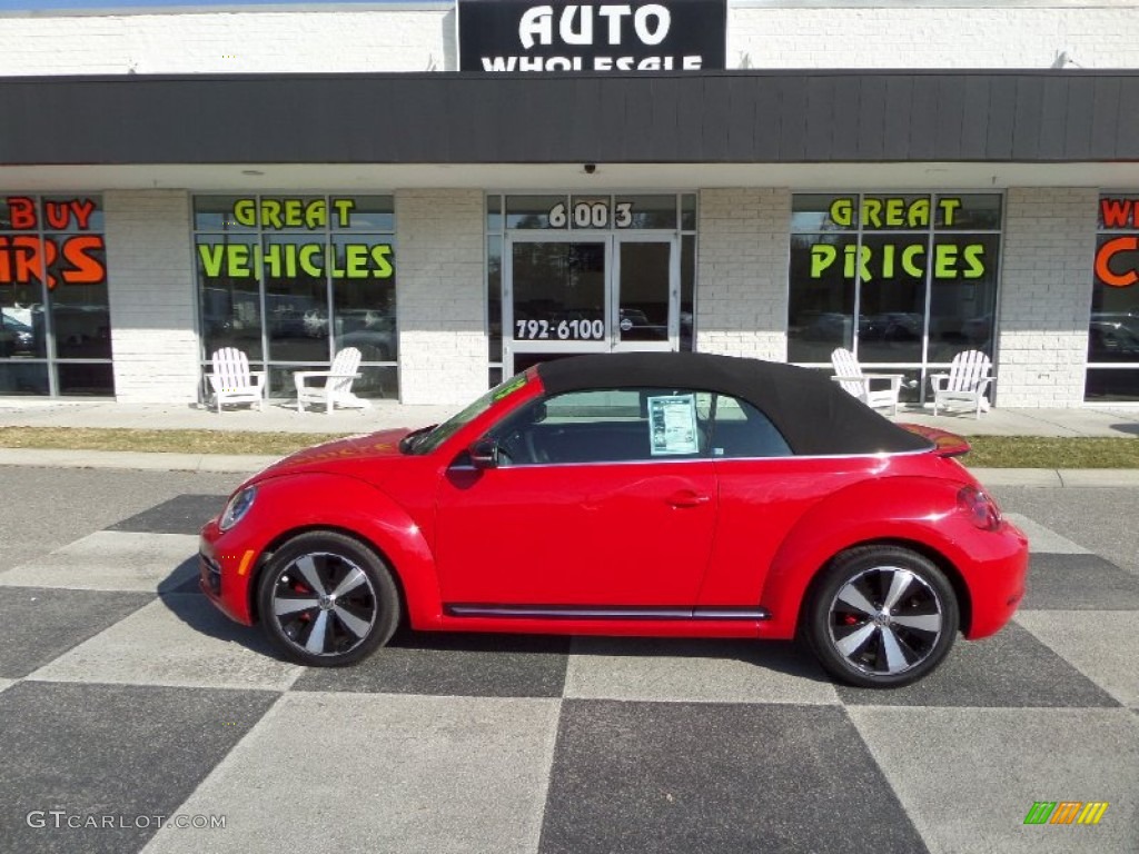 2013 Beetle Turbo Convertible - Tornado Red / Anthracite Black photo #1