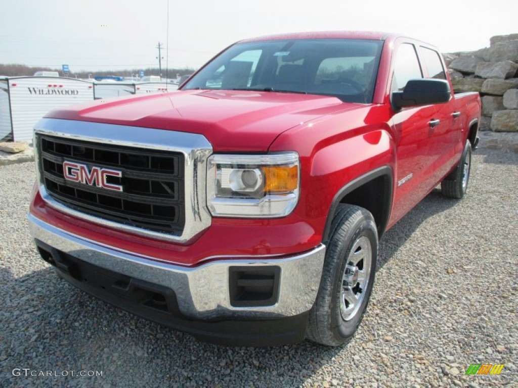 2014 Sierra 1500 Crew Cab 4x4 - Fire Red / Jet Black/Dark Ash photo #3