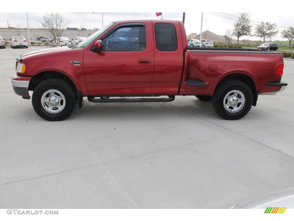 Dark Toreador Red Metallic 1999 Ford F150 XLT Extended Cab 4x4 Exterior Photo #91807049