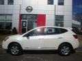 2011 Pearl White Nissan Rogue S AWD  photo #8