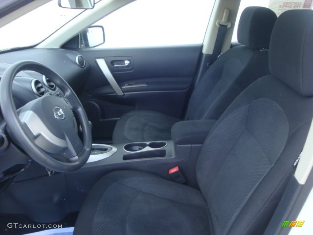 2011 Rogue S AWD - Pearl White / Black photo #12
