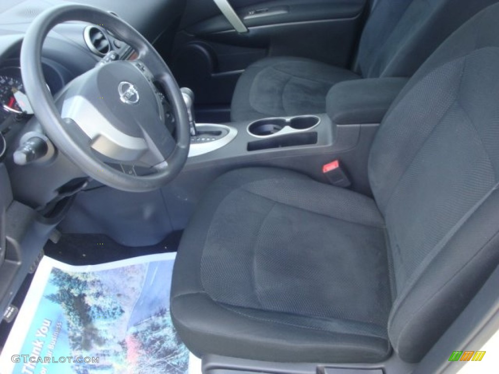 2011 Rogue S AWD - Pearl White / Black photo #13