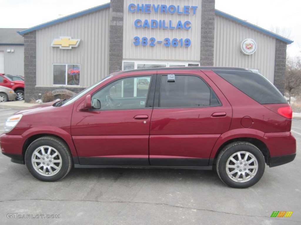 Cardinal Red Metallic Buick Rendezvous