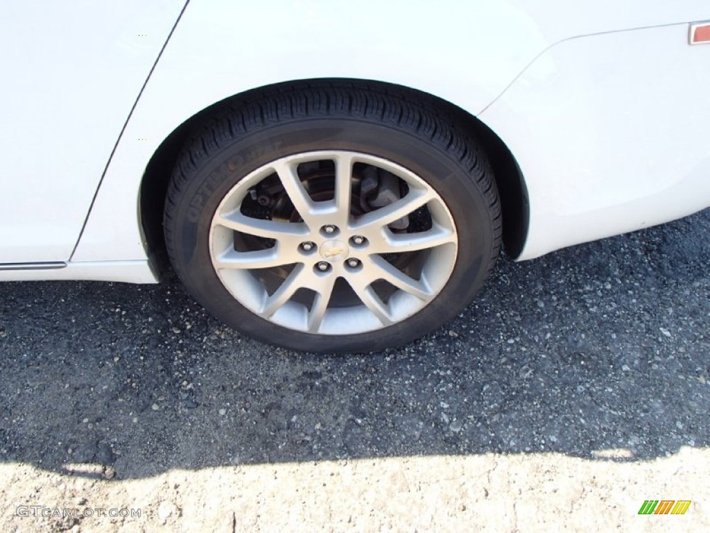 2009 Malibu LTZ Sedan - Summit White / Cocoa/Cashmere photo #5