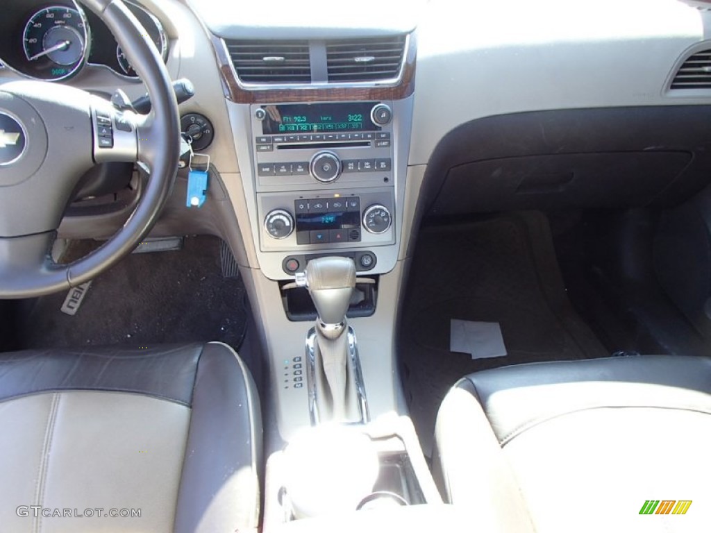 2009 Malibu LTZ Sedan - Summit White / Cocoa/Cashmere photo #15