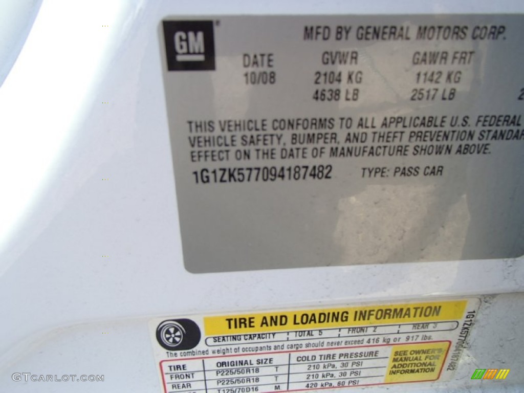 2009 Malibu LTZ Sedan - Summit White / Cocoa/Cashmere photo #29