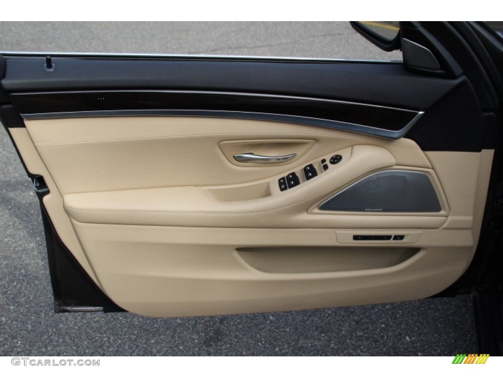 2013 5 Series 550i Sedan - Mojave Metallic / Venetian Beige photo #9