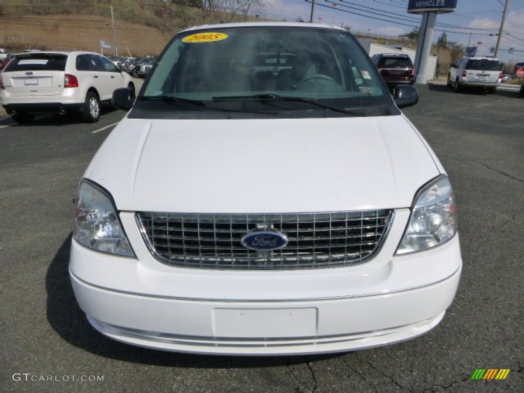 2005 Freestar SEL - Vibrant White / Flint Grey photo #6