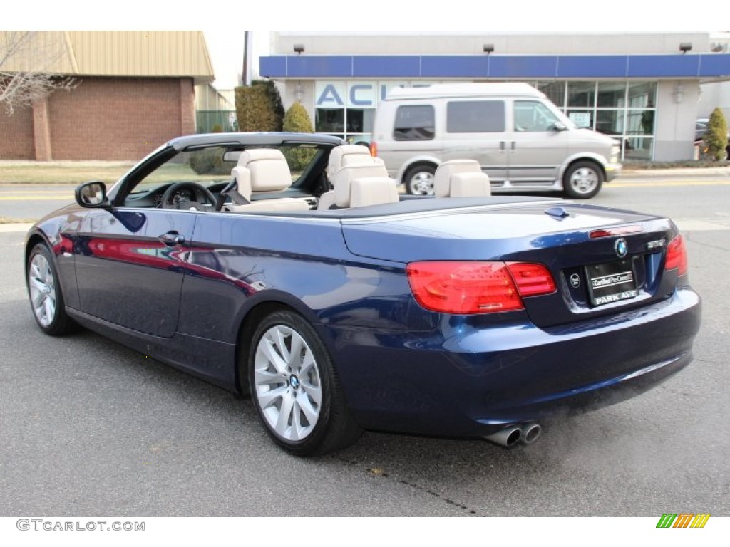 2011 3 Series 328i Convertible - Deep Sea Blue Metallic / Oyster/Black Dakota Leather photo #6