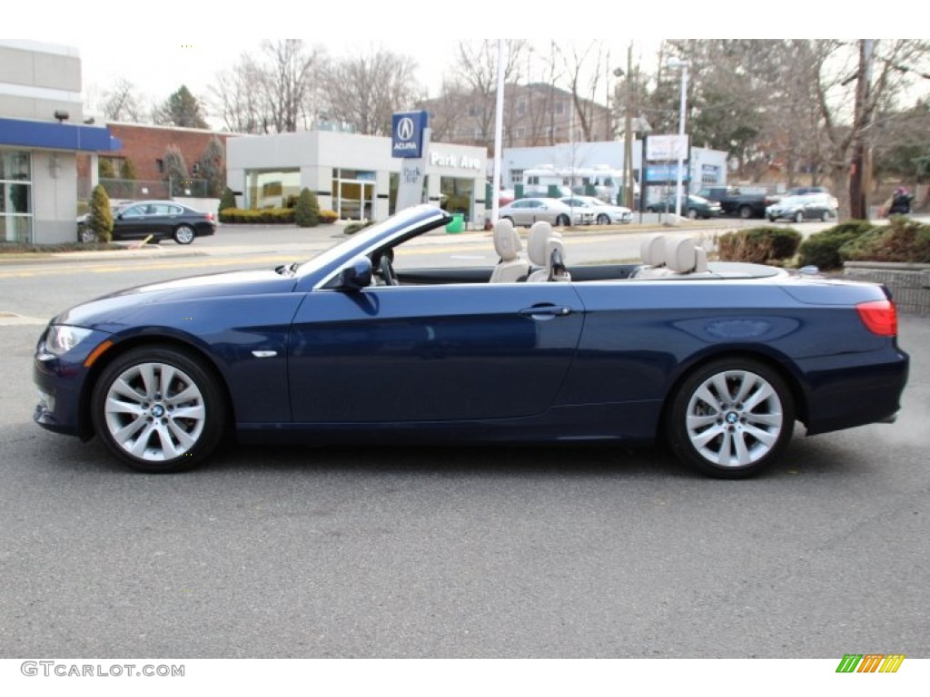 2011 3 Series 328i Convertible - Deep Sea Blue Metallic / Oyster/Black Dakota Leather photo #7