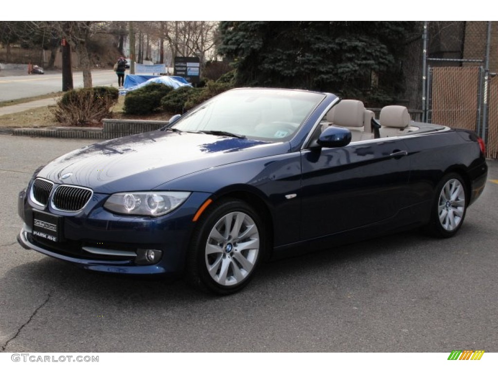 2011 3 Series 328i Convertible - Deep Sea Blue Metallic / Oyster/Black Dakota Leather photo #8