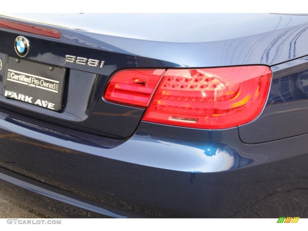 2011 3 Series 328i Convertible - Deep Sea Blue Metallic / Oyster/Black Dakota Leather photo #22