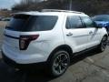 2014 White Platinum Ford Explorer Sport 4WD  photo #3