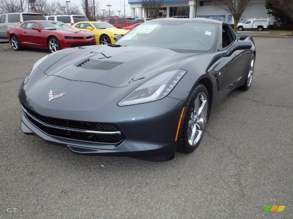 2014 Corvette Stingray Coupe - Cyber Gray Metallic / Jet Black photo #1