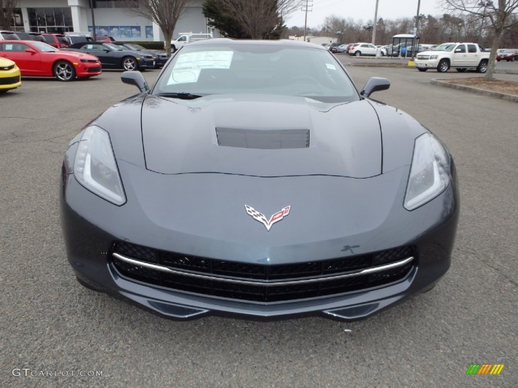 2014 Corvette Stingray Coupe - Cyber Gray Metallic / Jet Black photo #2