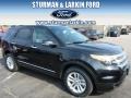 2014 Tuxedo Black Ford Explorer XLT 4WD  photo #1